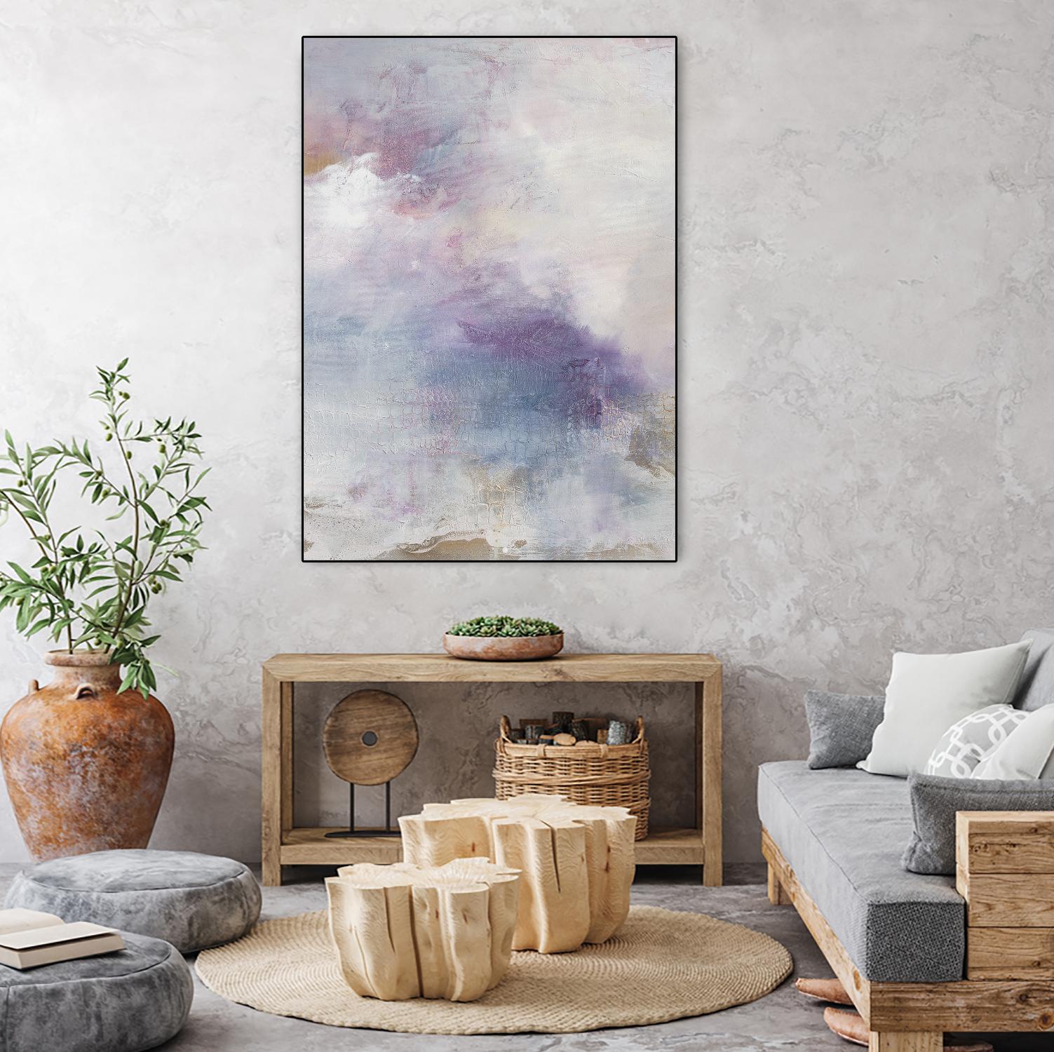 Escaping Light I by Julia Contacessi on GIANT ART - pink abstract