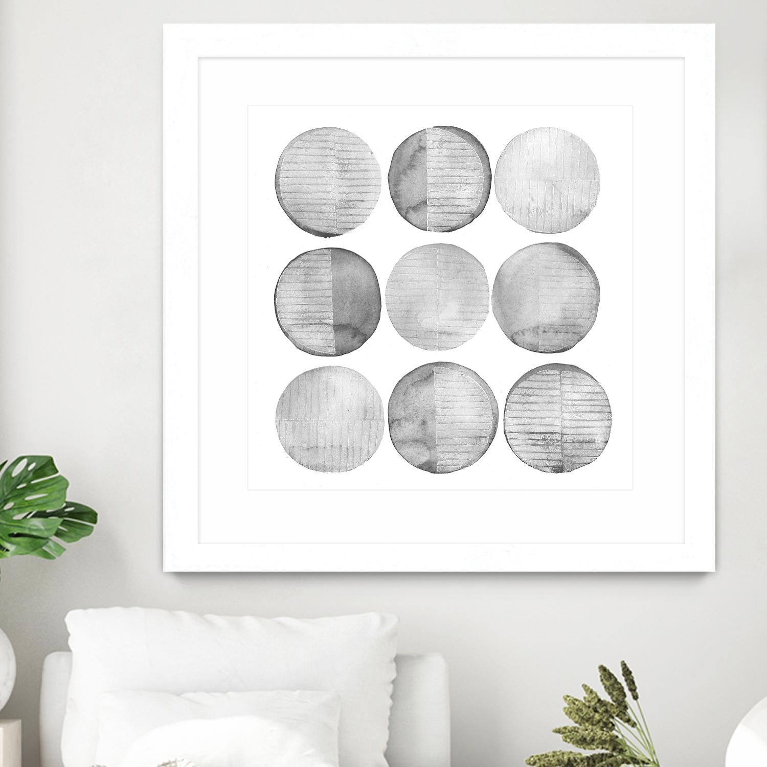 Soft Circles I by Grace Popp on GIANT ART - abstract