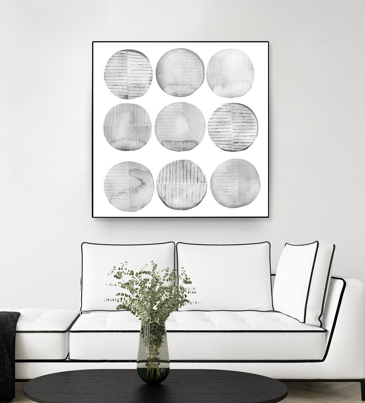 Soft Circles II by Grace Popp on GIANT ART - abstract