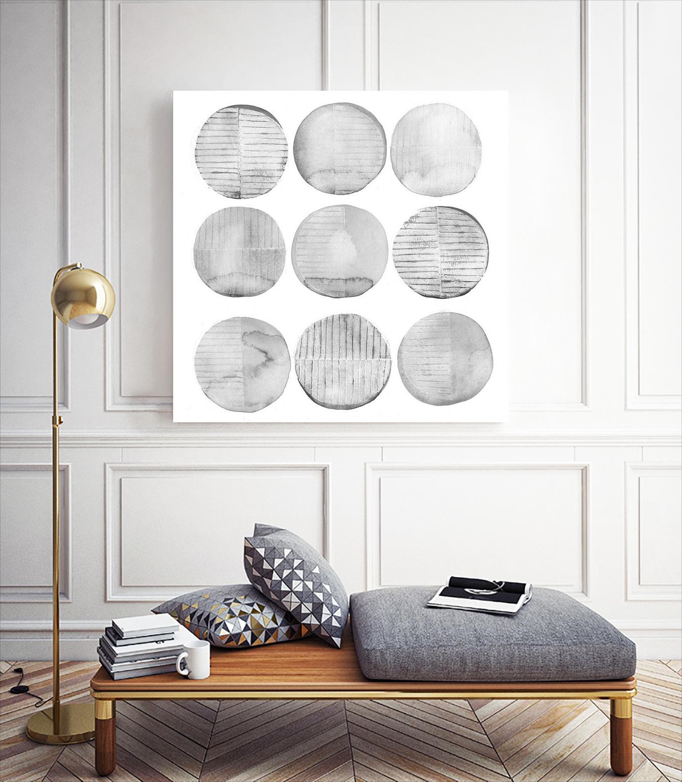 Soft Circles II by Grace Popp on GIANT ART - abstract