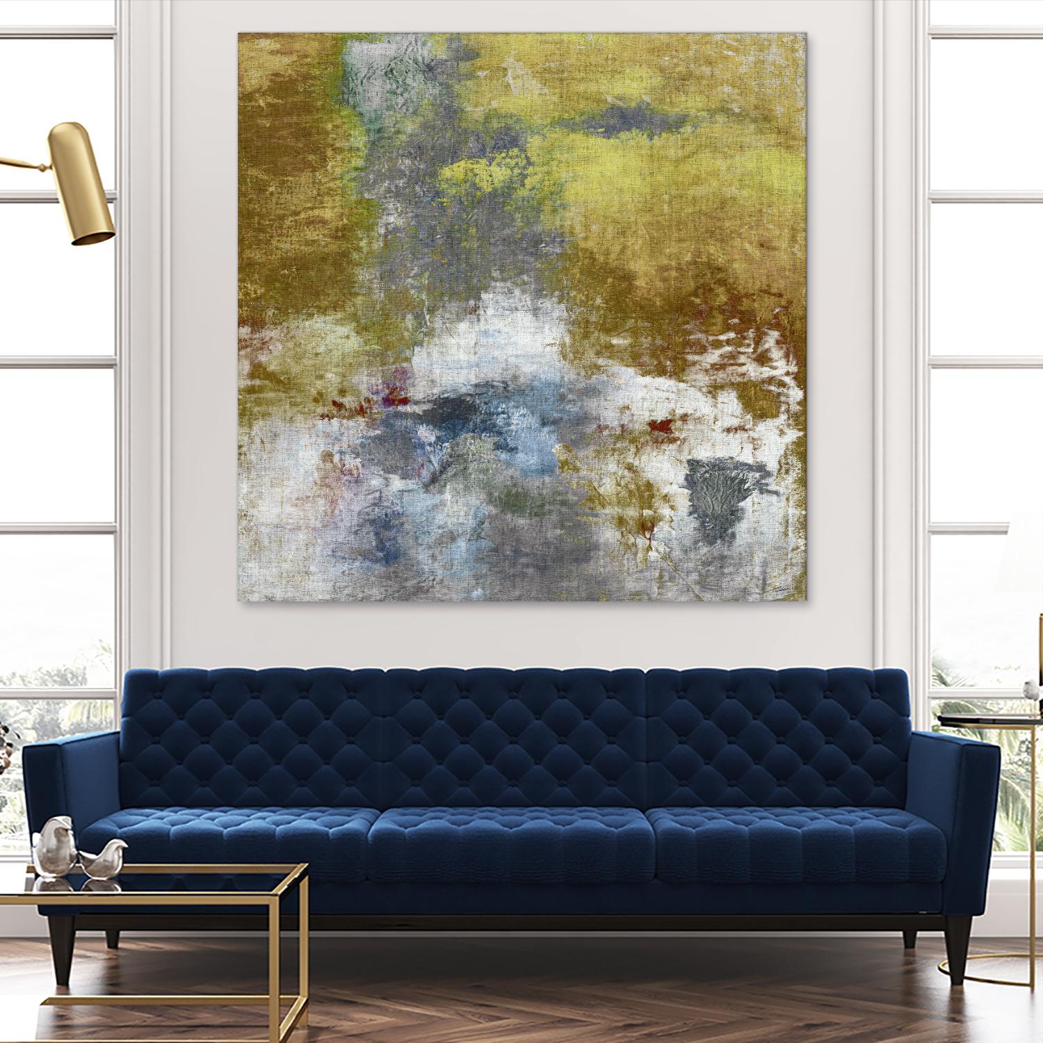 Journey I by John Butler on GIANT ART - yellow abstract