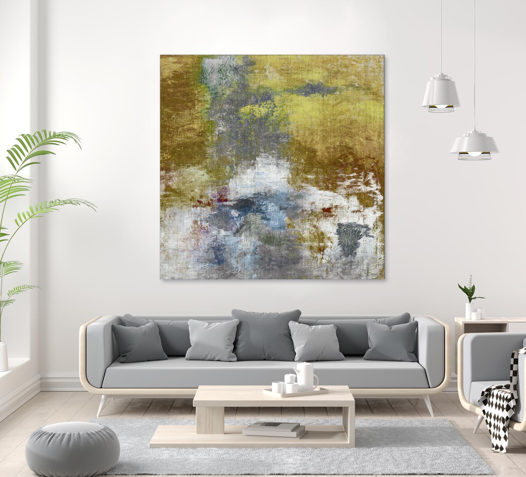 Journey I by John Butler on GIANT ART - yellow abstract