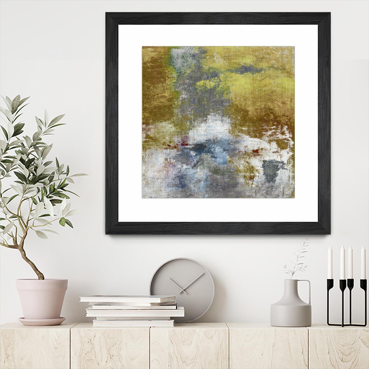 Journey I by John Butler on GIANT ART - yellow abstract