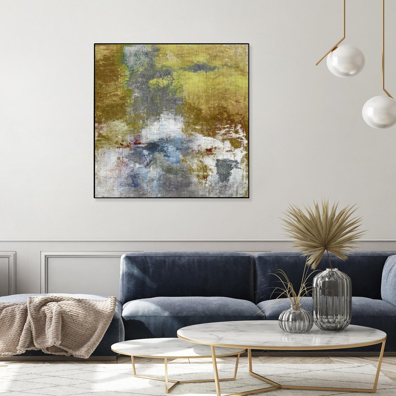 Journey I by John Butler on GIANT ART - yellow abstract