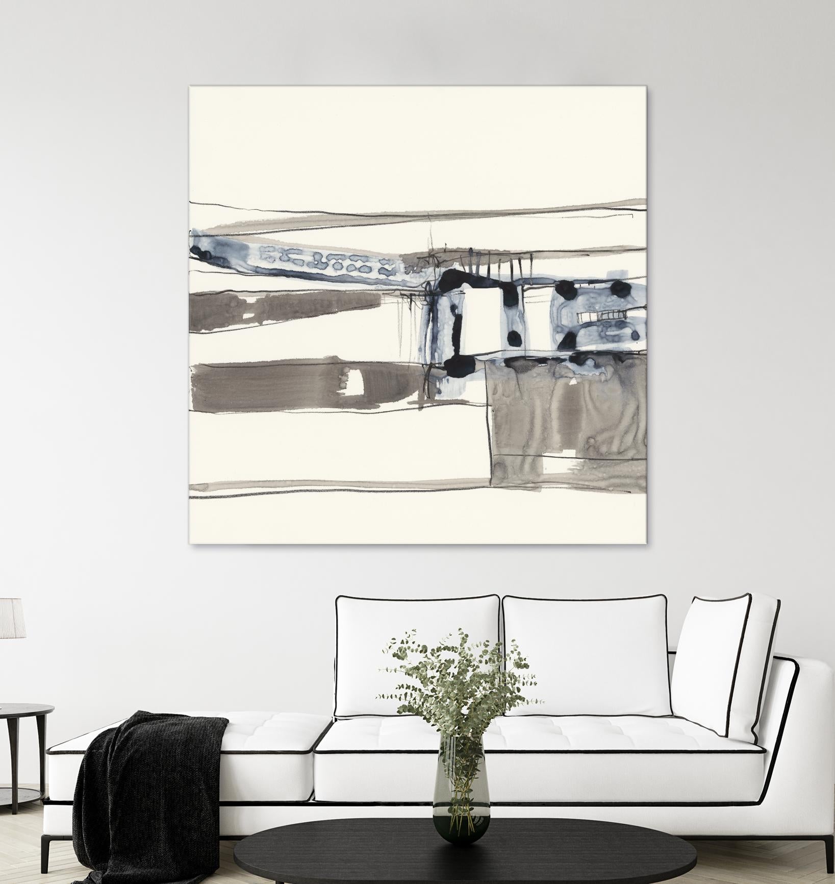 Stark Lines II by Jennifer Goldberger on GIANT ART - abstract