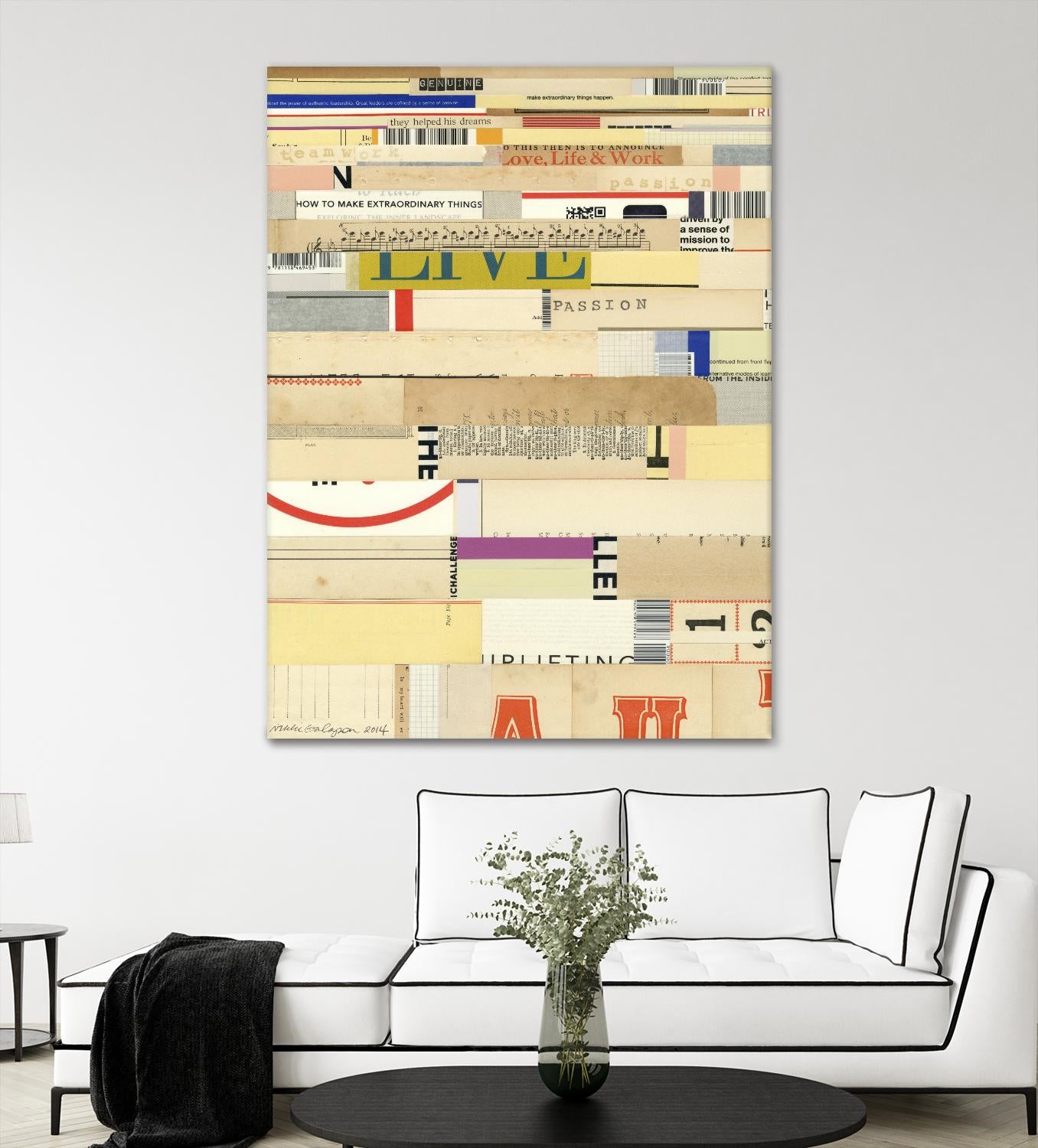 True II by Nikki Galapon on GIANT ART - yellow abstract