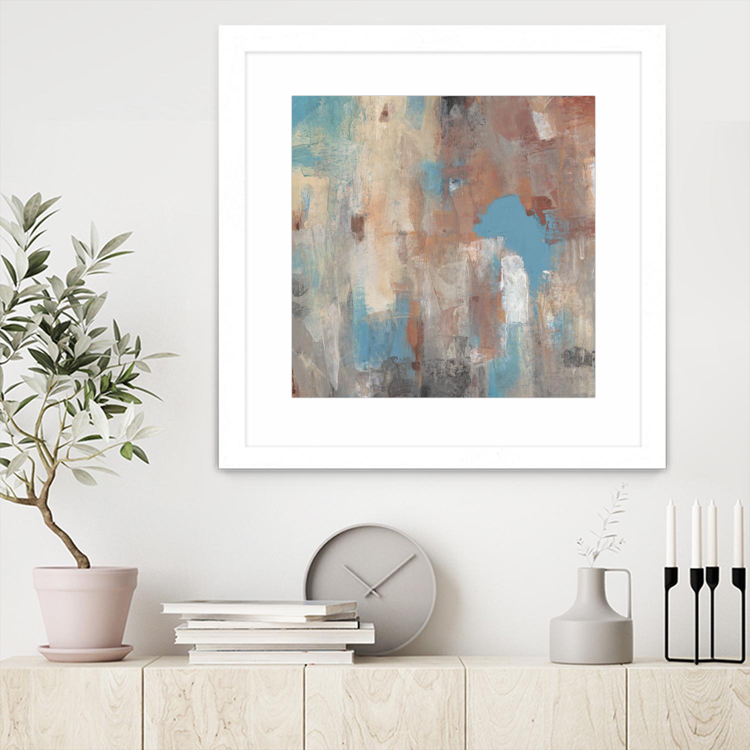 Out of Focus II by Tim OToole on GIANT ART - brown abstract
