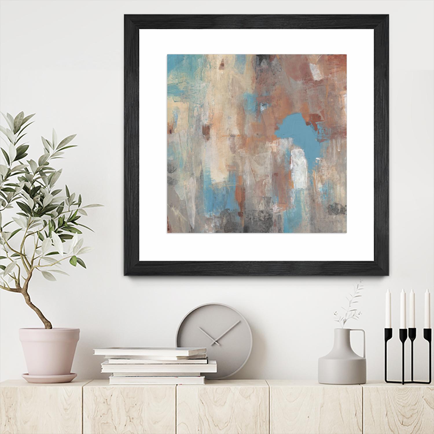 Out of Focus II by Tim OToole on GIANT ART - brown abstract