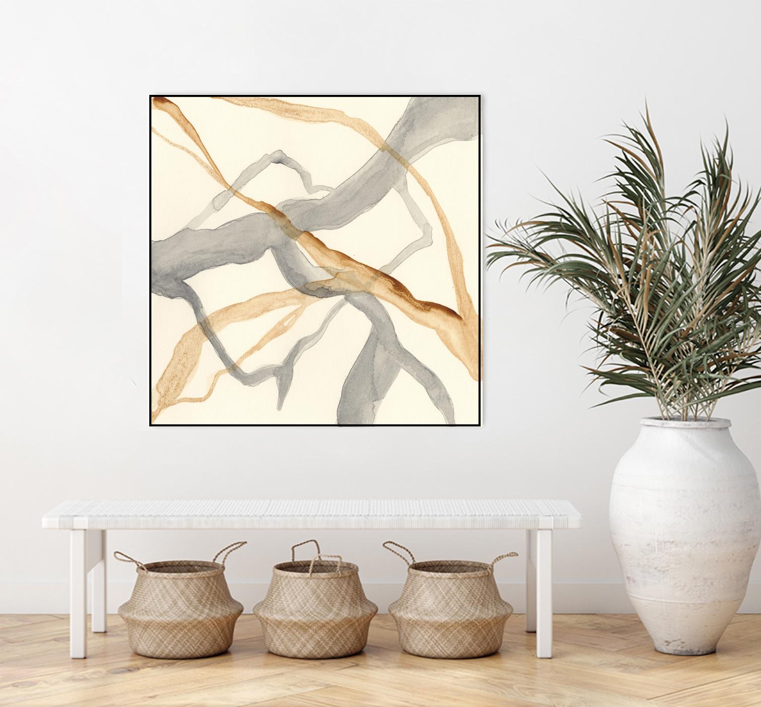 Rivulets II by Ren�e W. Stramel on GIANT ART - brown abstract