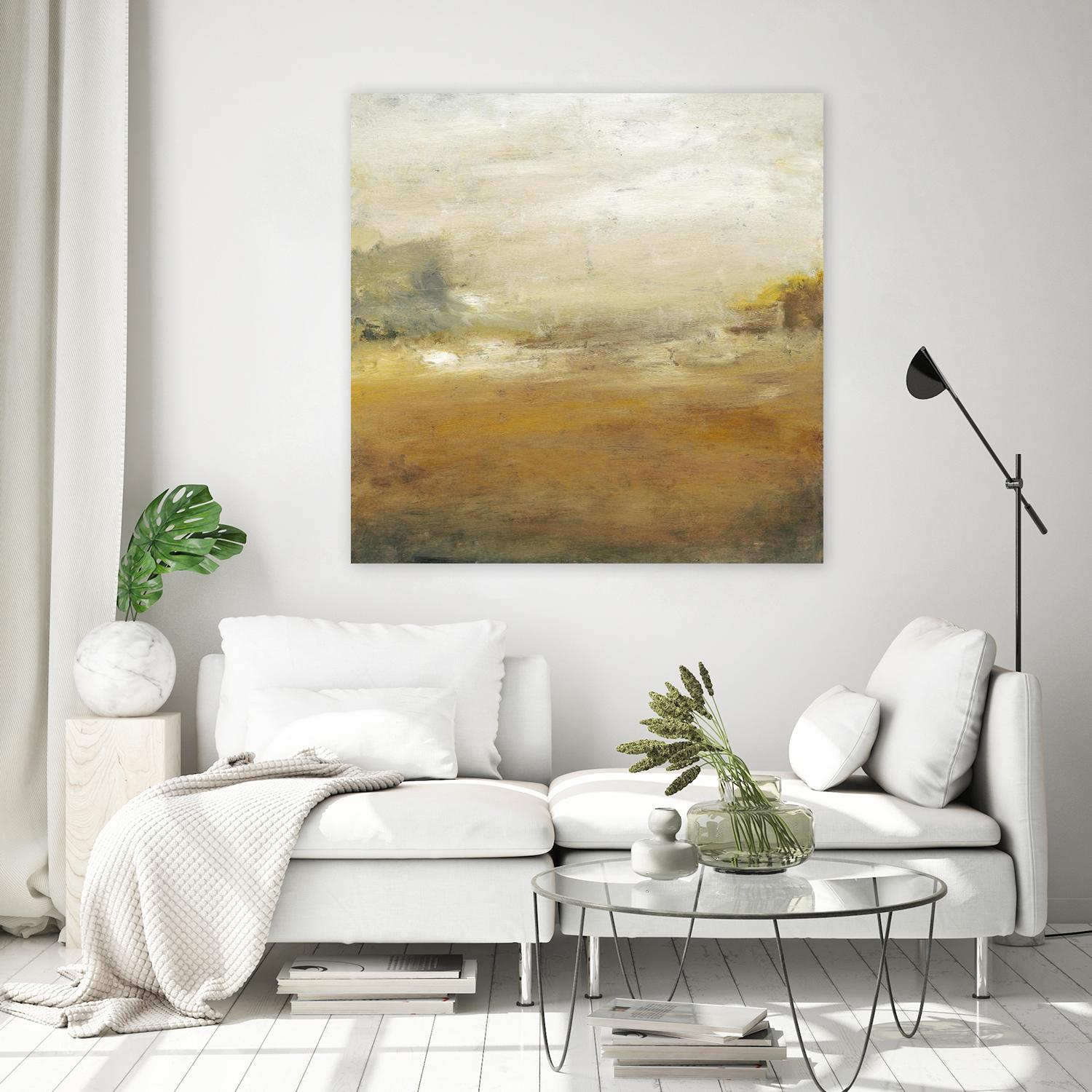 Along the Island II by Sharon Gordon on GIANT ART - yellow sea scene