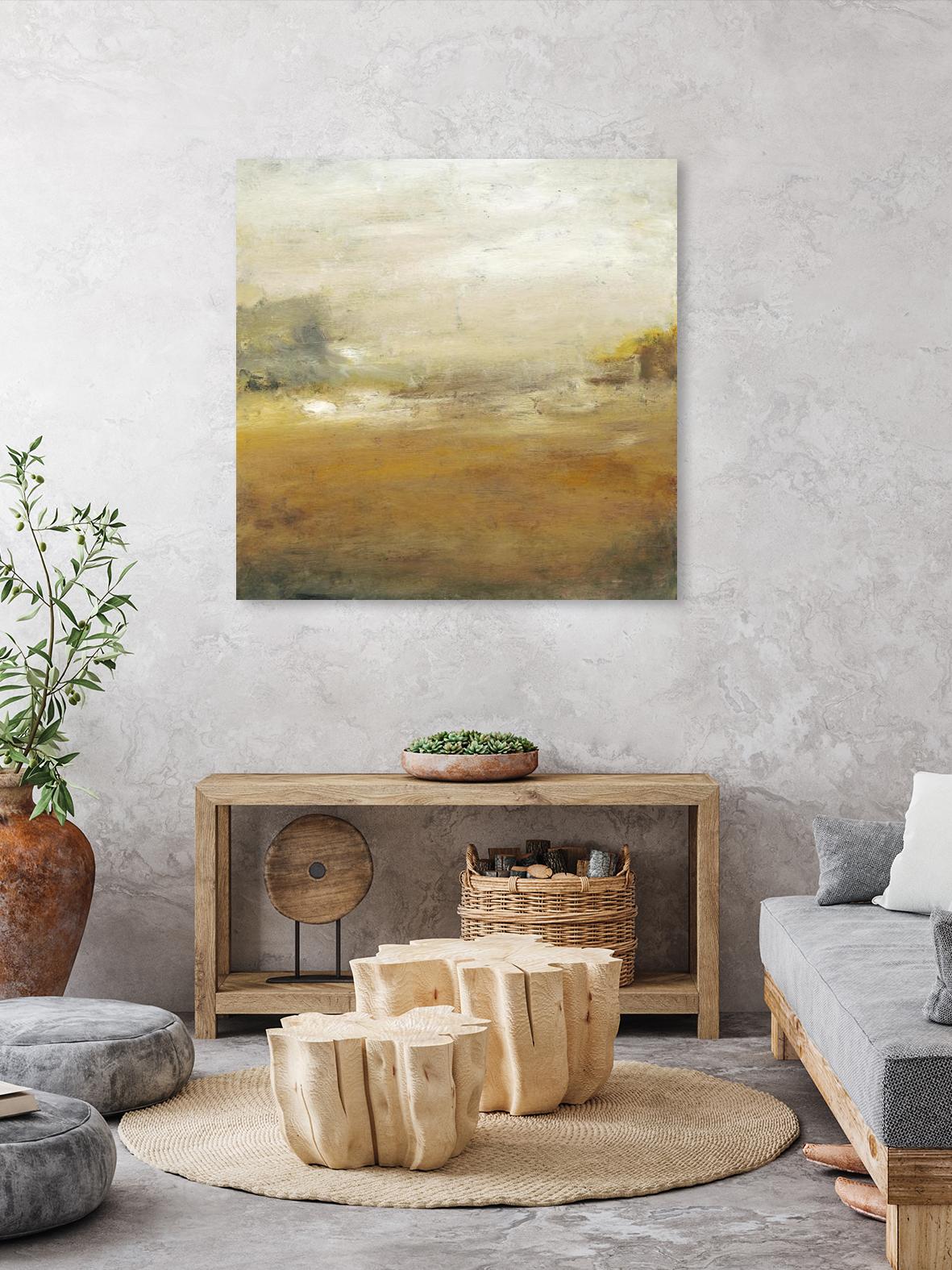Along the Island II by Sharon Gordon on GIANT ART - yellow sea scene