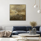 Quiet Marsh II by Sharon Gordon on GIANT ART - brown abstract