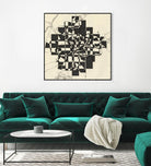 Modern Map of Atlanta by Nikki Galapon on GIANT ART - maps & flags