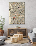 Modern Map of Brooklyn by Nikki Galapon on GIANT ART - maps & flags