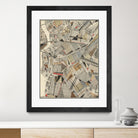 Modern Map of Brooklyn by Nikki Galapon on GIANT ART - maps & flags