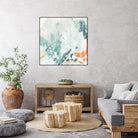 Current Synergy II by June Erica Vess on GIANT ART - green abstract