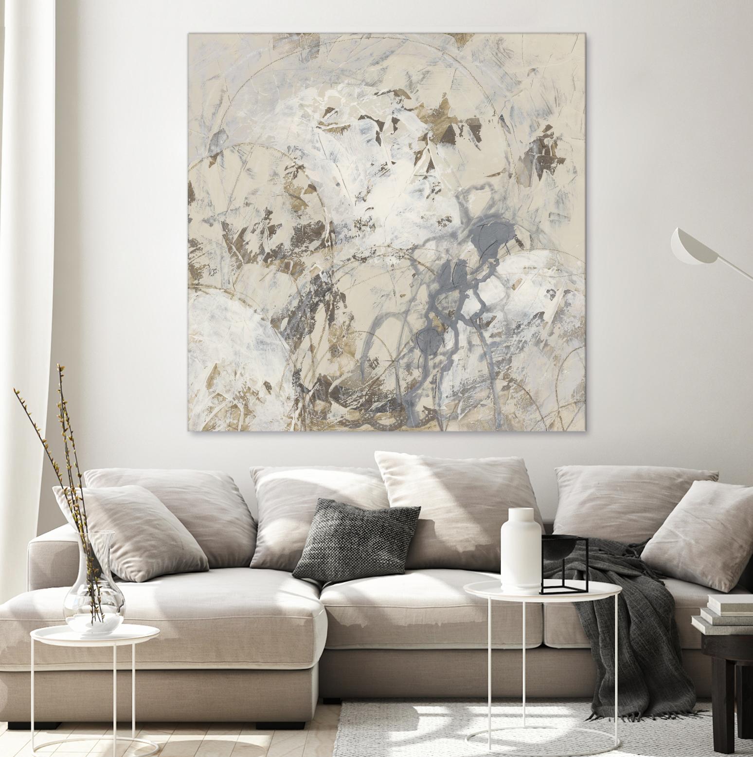 Impasto Gesture I by June Erica Vess on GIANT ART - brown abstract