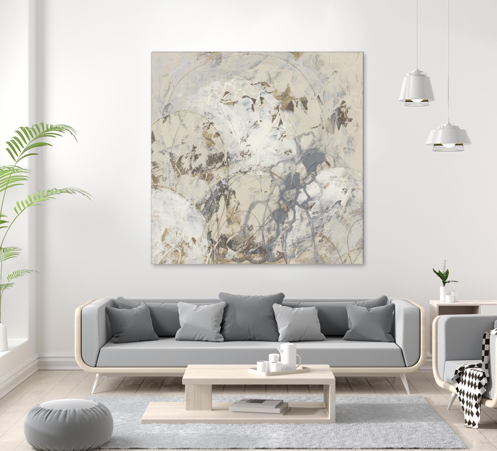 Impasto Gesture I by June Erica Vess on GIANT ART - brown abstract