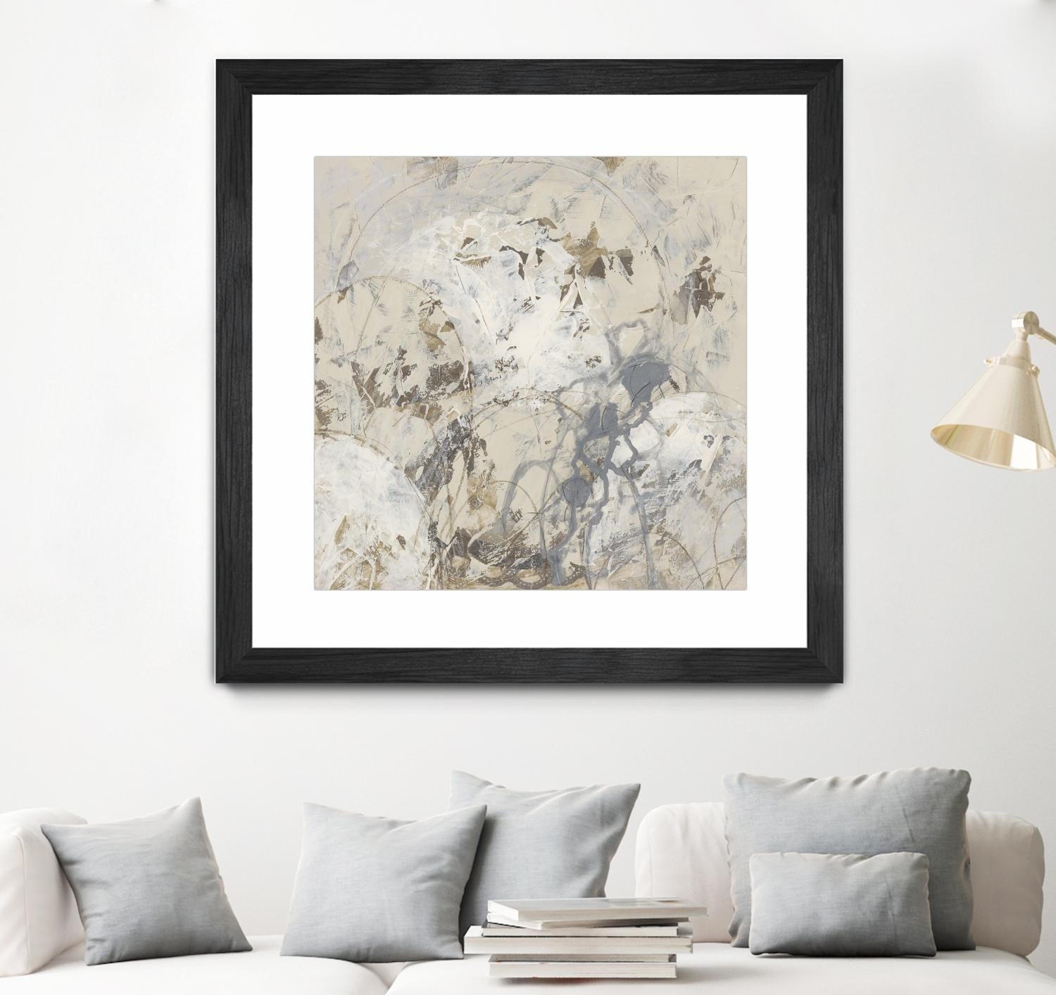Impasto Gesture I by June Erica Vess on GIANT ART - brown abstract