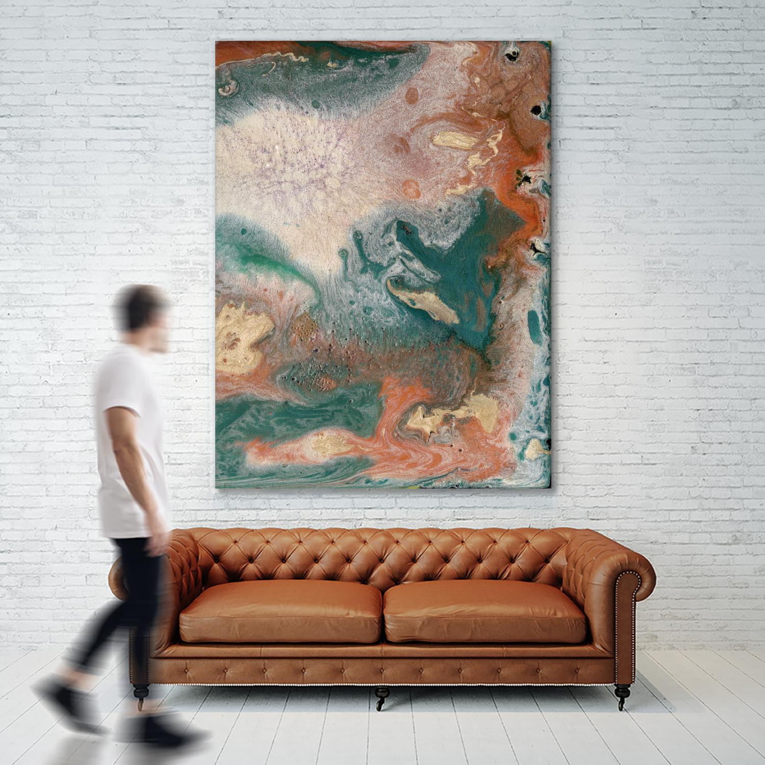 Coralline II by Alicia Ludwig on GIANT ART - red abstract