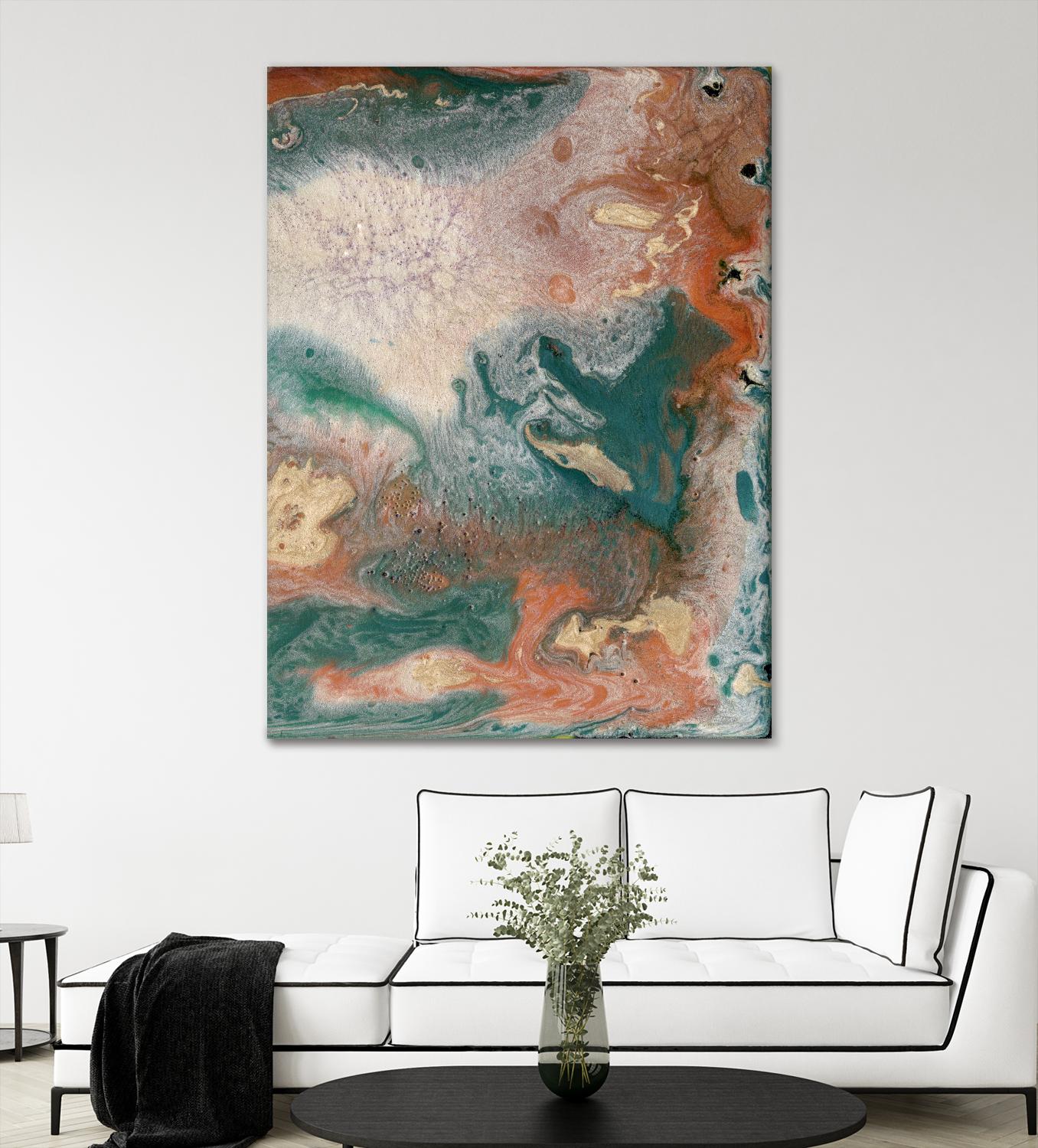 Coralline II by Alicia Ludwig on GIANT ART - red abstract