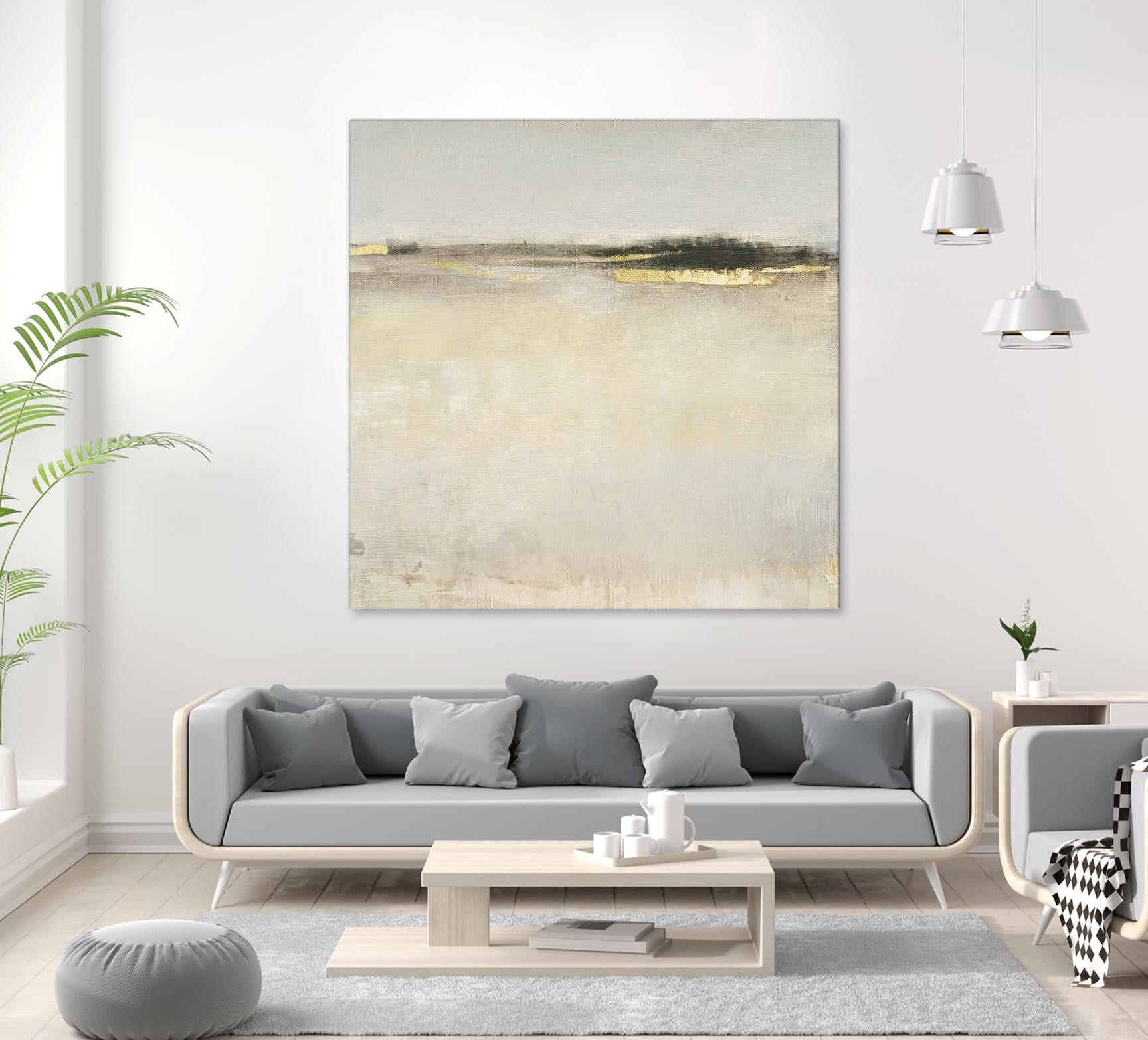 Embellished Subtle Scape I by Tim O'Tool on GIANT ART - gold abstract