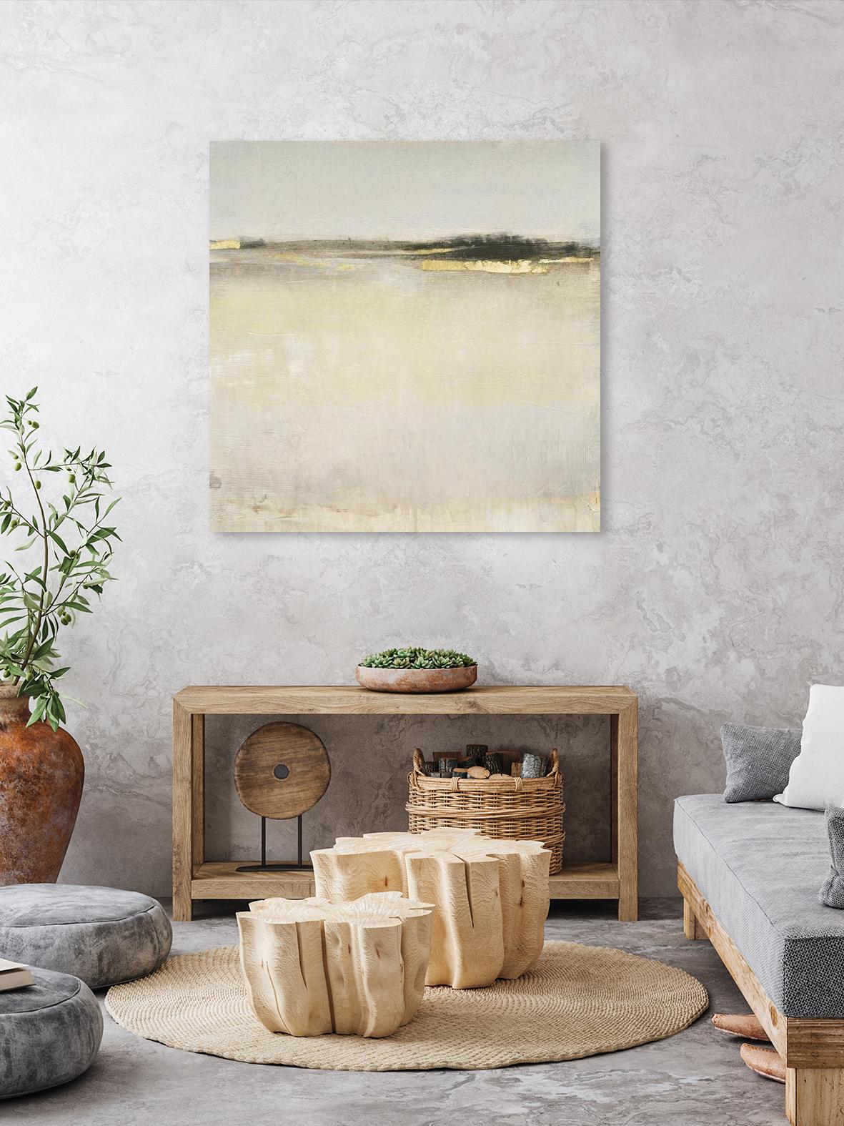 Embellished Subtle Scape I by Tim O'Tool on GIANT ART - gold abstract