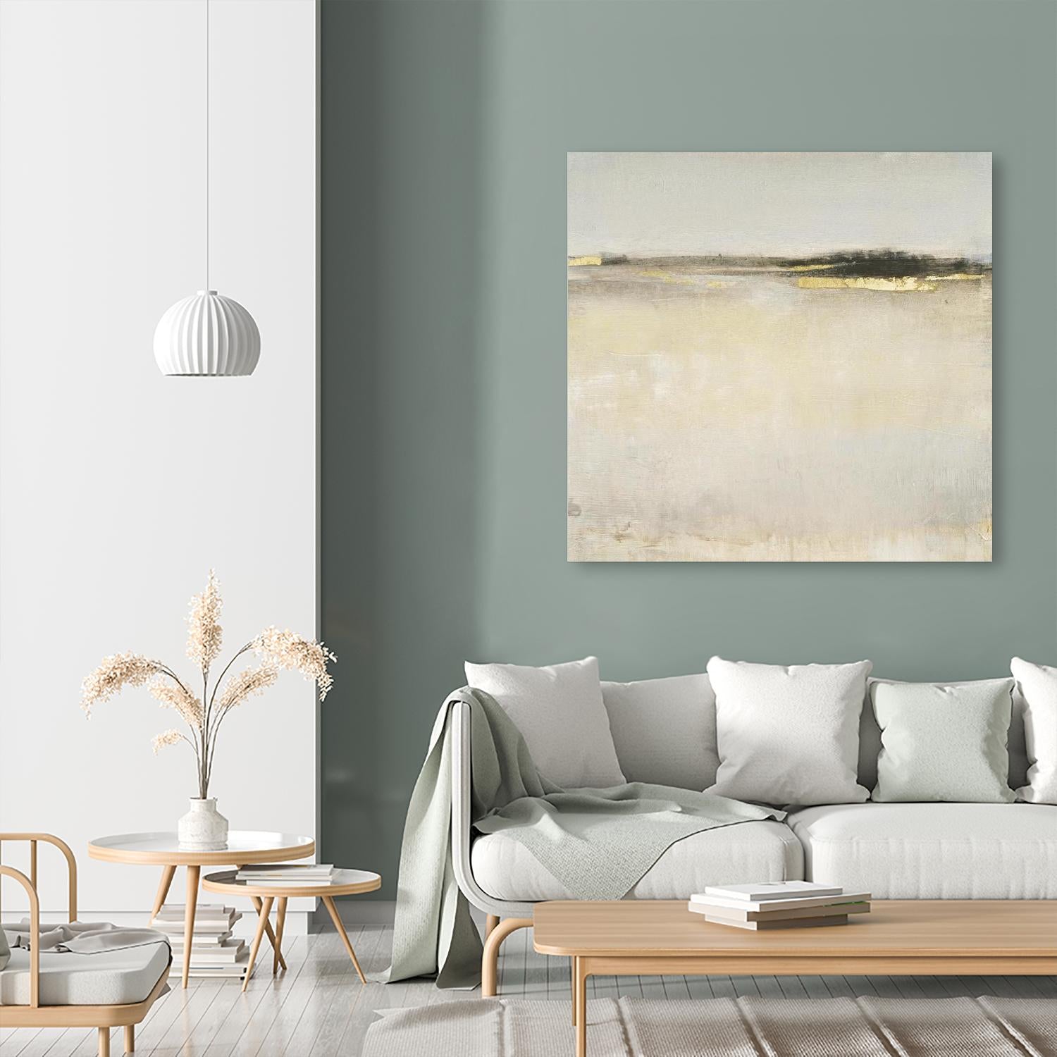 Embellished Subtle Scape I by Tim O'Tool on GIANT ART - gold abstract