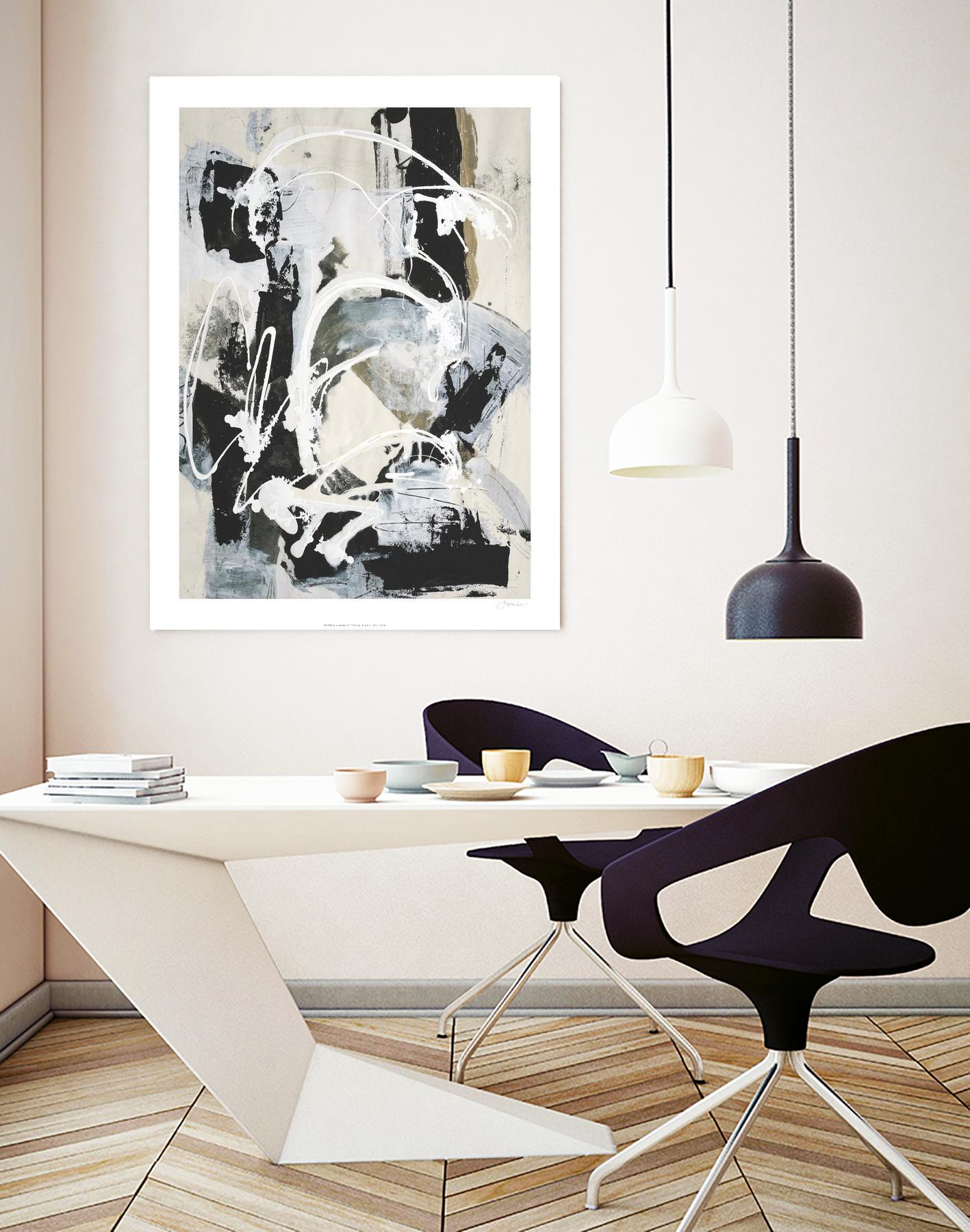Nature's Winterland I by Joyce Combs on GIANT ART - white abstract abstract