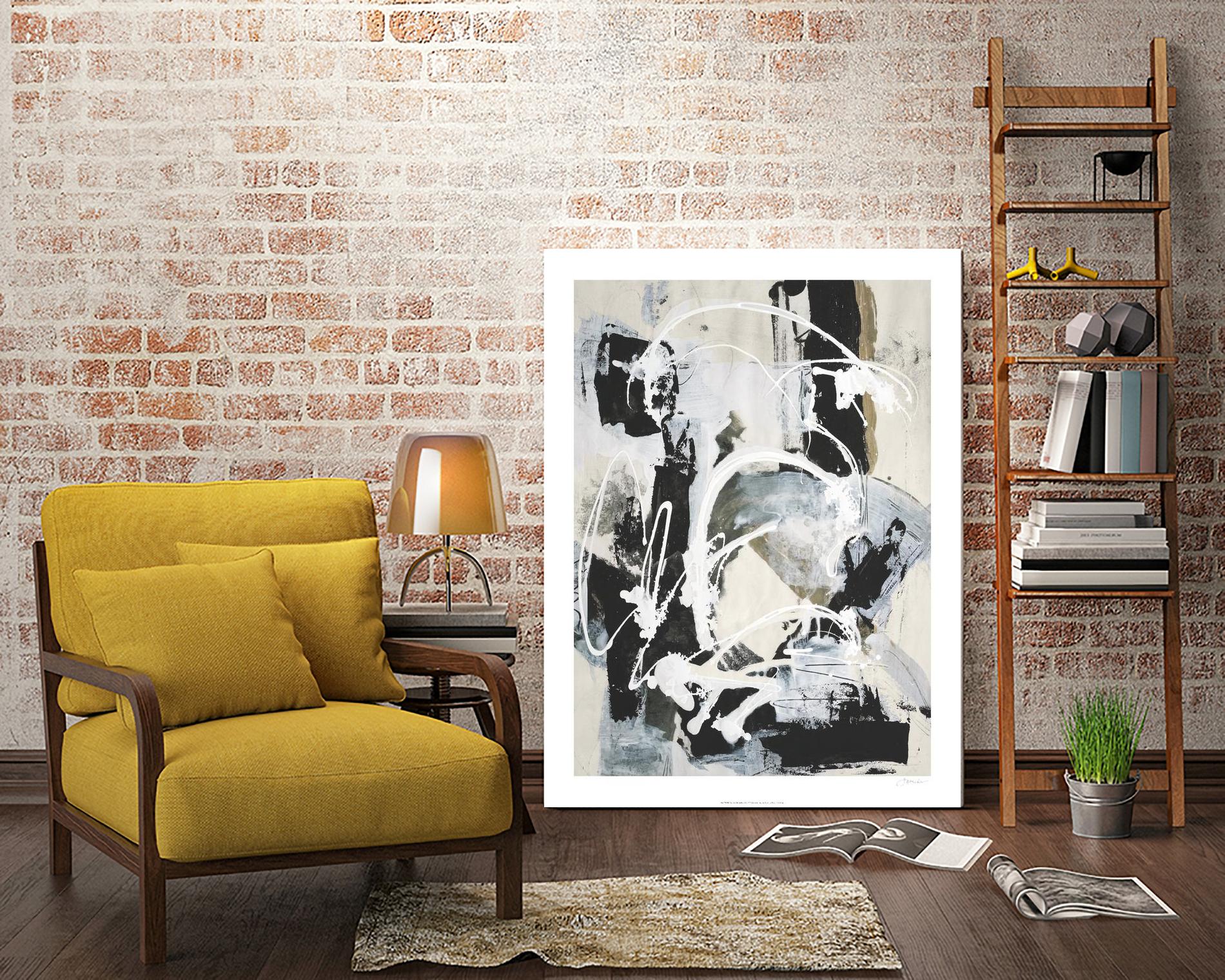Nature's Winterland I by Joyce Combs on GIANT ART - white abstract abstract