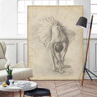 Antique Ballerina Study I by Ethan Harper on GIANT ART - fashion
