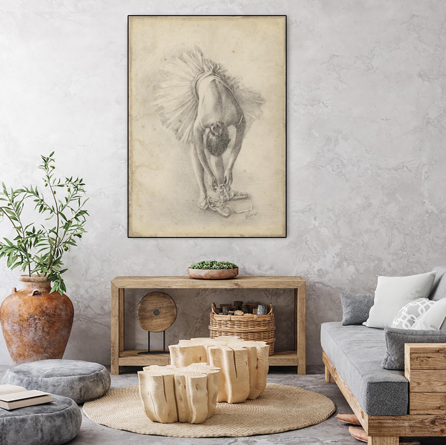 Antique Ballerina Study I by Ethan Harper on GIANT ART - fashion