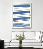 Macrame Blue III by Vanna Lam on GIANT ART - blue abstract