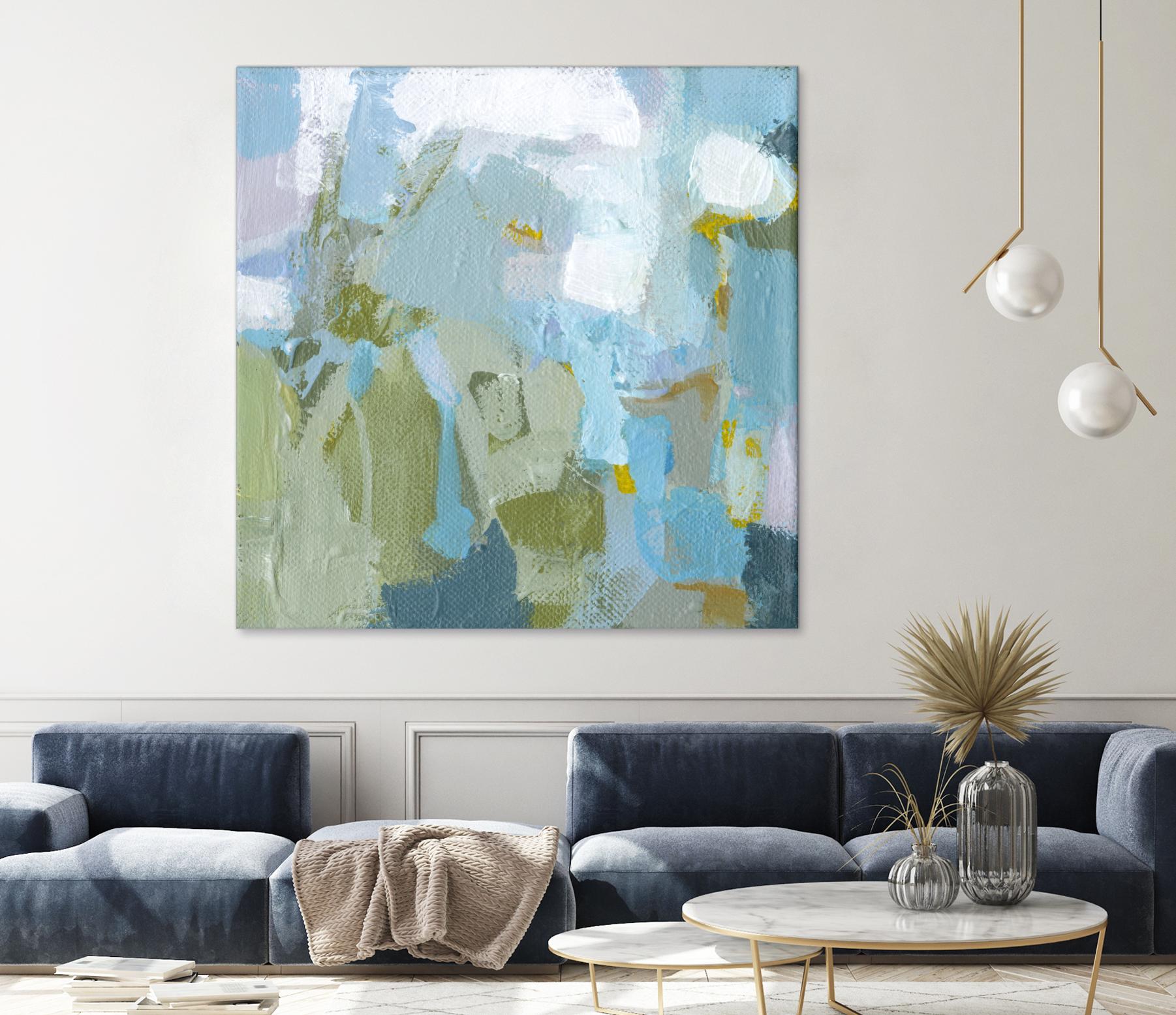Dinner Mints by Christina Long on GIANT ART - green abstract