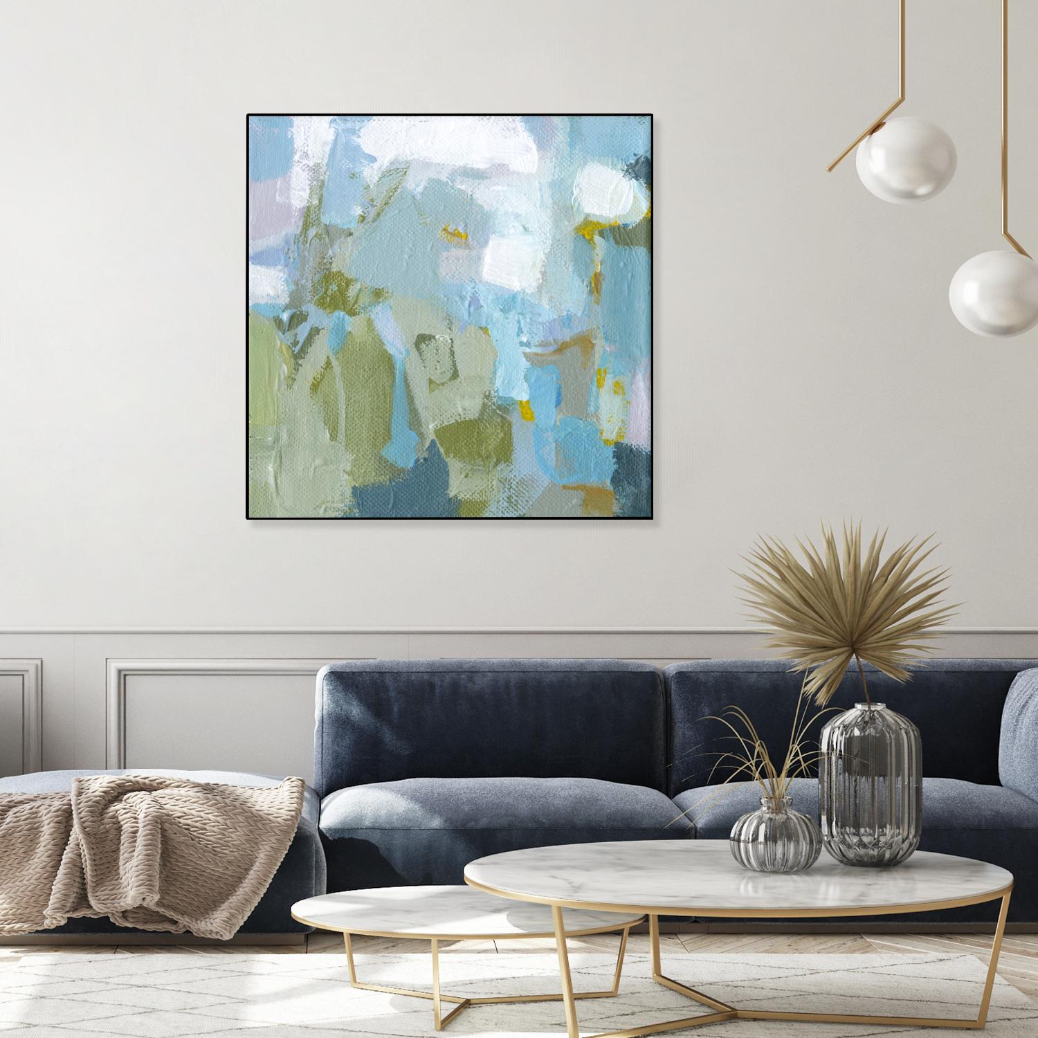 Dinner Mints by Christina Long on GIANT ART - green abstract
