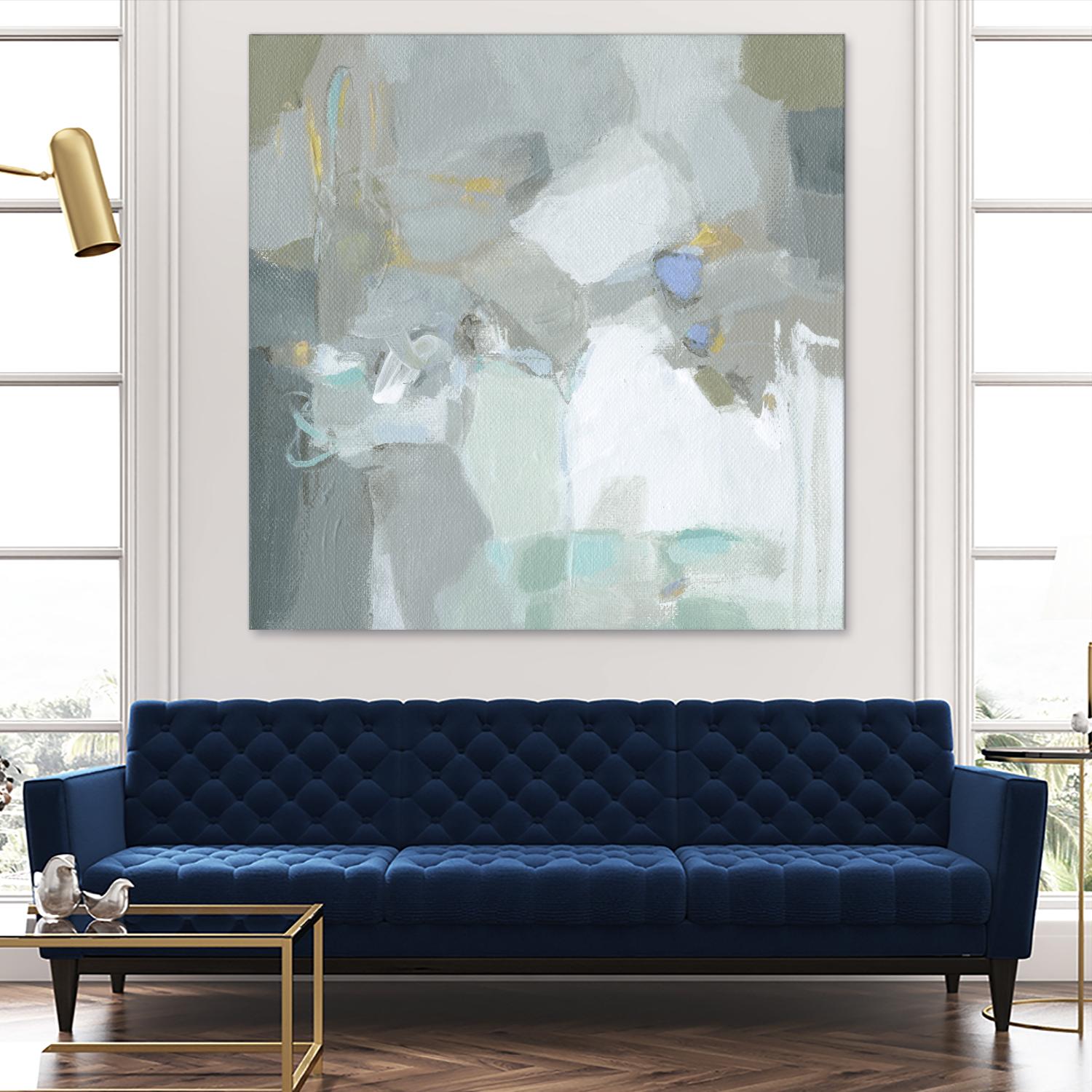 Frosted Flakes by Christina Long on GIANT ART - green abstract