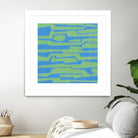 Modern Circuit V by Charles McMullen on GIANT ART - green abstract
