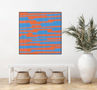 Modern Circuit VI by Charles McMullen on GIANT ART - blue abstract