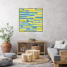 Modern Circuit VII by Charles McMullen on GIANT ART - yellow abstract