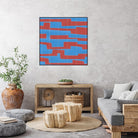Modern Circuit VIII by Charles McMullen on GIANT ART - red abstract