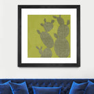 Opuntia II by Chariklia Zarris on GIANT ART - green coastal & tropical abstract