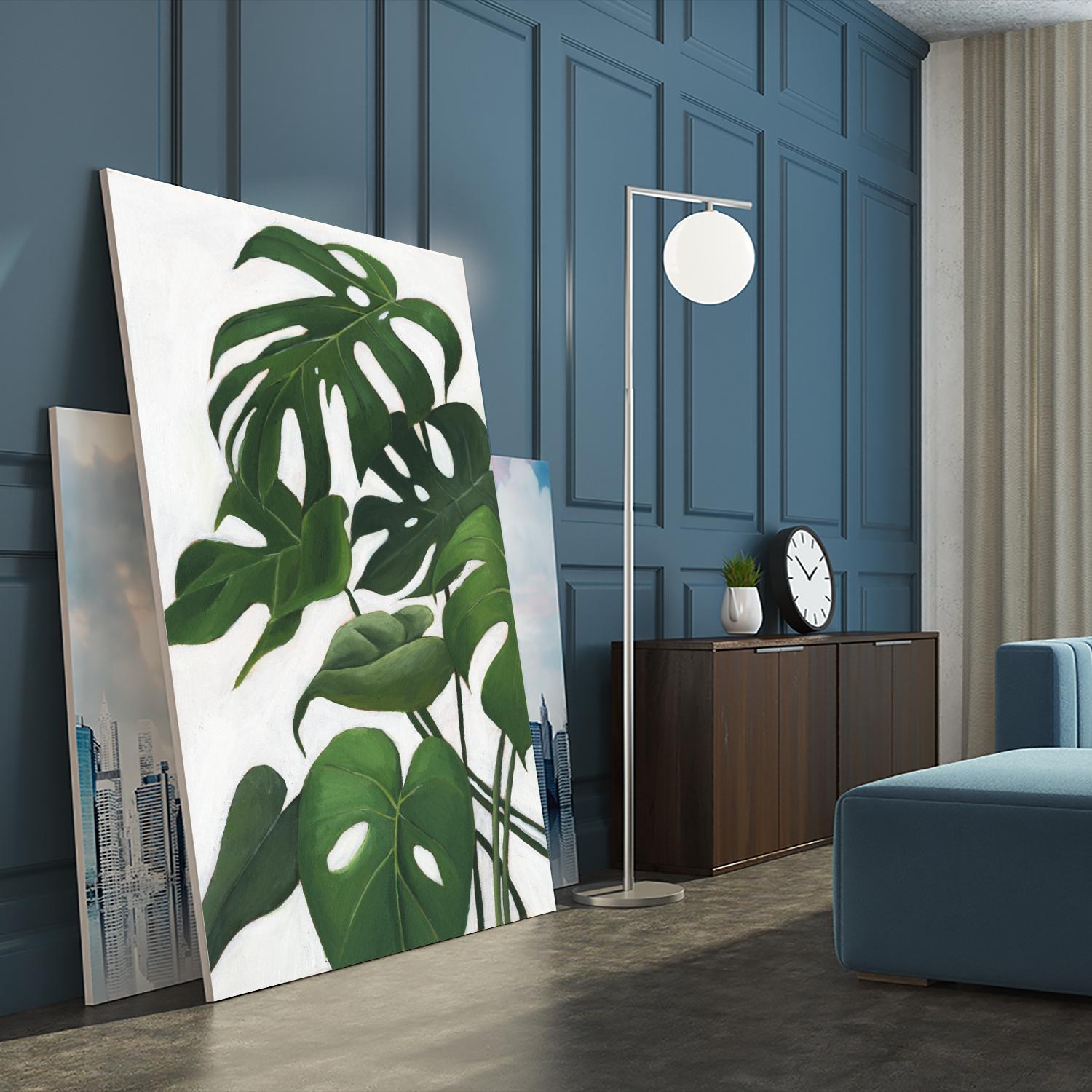 Pura Vida I by Grace Popp on GIANT ART - green coastal & tropical abstract 