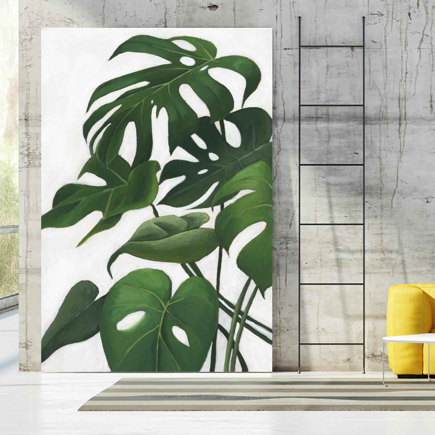 Pura Vida I by Grace Popp on GIANT ART - green coastal & tropical abstract 