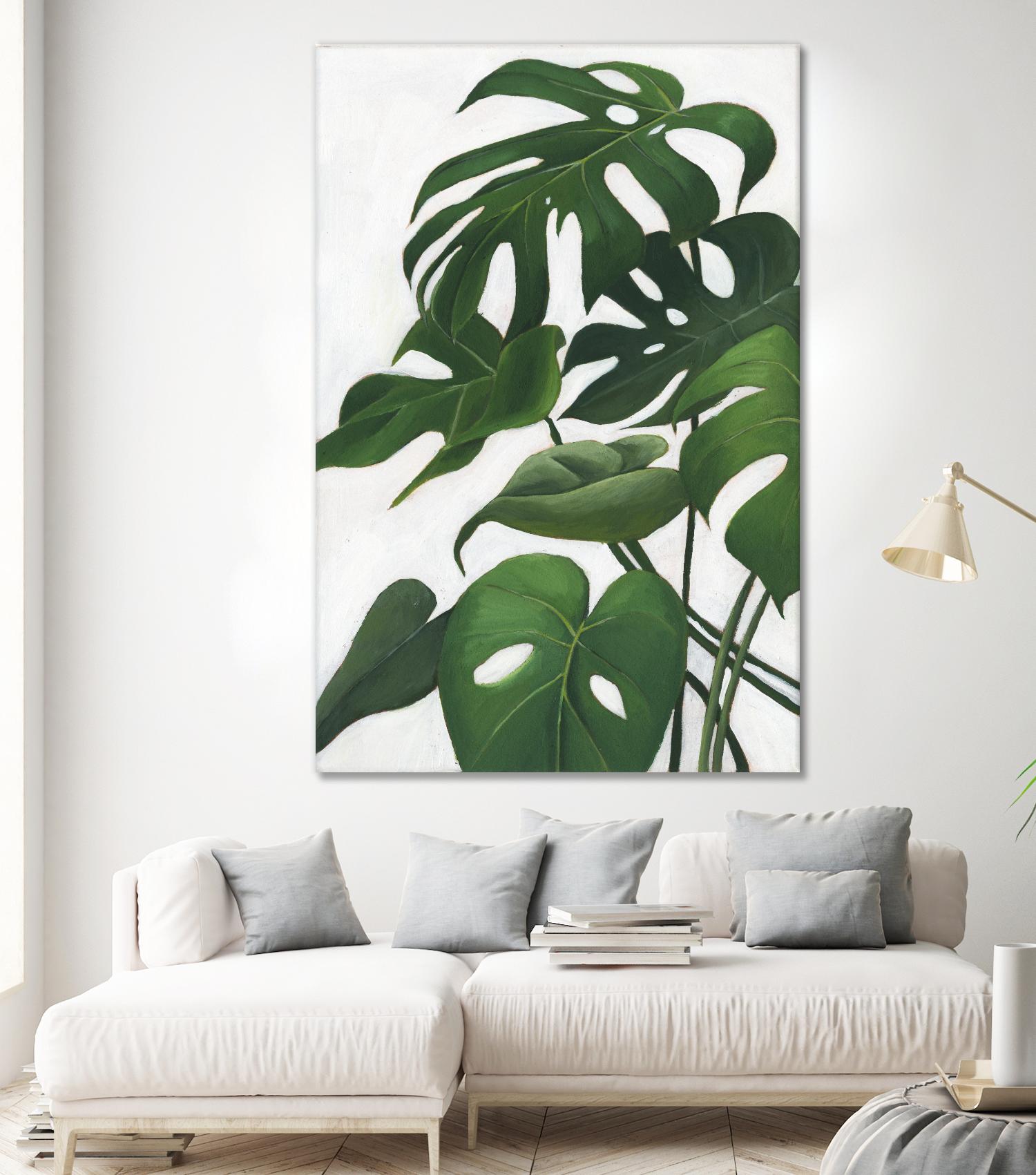Pura Vida I by Grace Popp on GIANT ART - green coastal & tropical abstract 