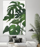 Pura Vida I by Grace Popp on GIANT ART - green coastal & tropical abstract 