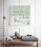 Summer Confetti II by Emma Scarvey on GIANT ART - green coastal & tropical abstract