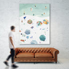Beach Vista II by Emma Scarvey on GIANT ART - green coastal & tropical beach 