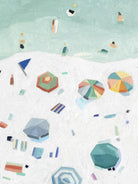 Beach Vista II by Emma Scarvey on GIANT ART - green coastal & tropical beach 