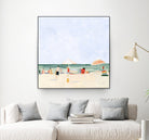 Family Vacation II by Emma Scarvey on GIANT ART - beige coastal & tropical abstract