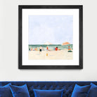Family Vacation II by Emma Scarvey on GIANT ART - beige coastal & tropical abstract